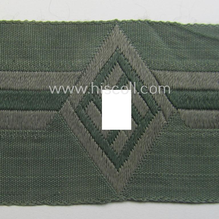 Attractive - and scarcely encountered! - national emblem (ie. breast-badge ie. 'Hoheitsabzeichen') as intended for the various 'Eastern Volunteers' (ie. 'Ostvölker-Truppen'), as executed in neat 'BeVo'-weave pattern