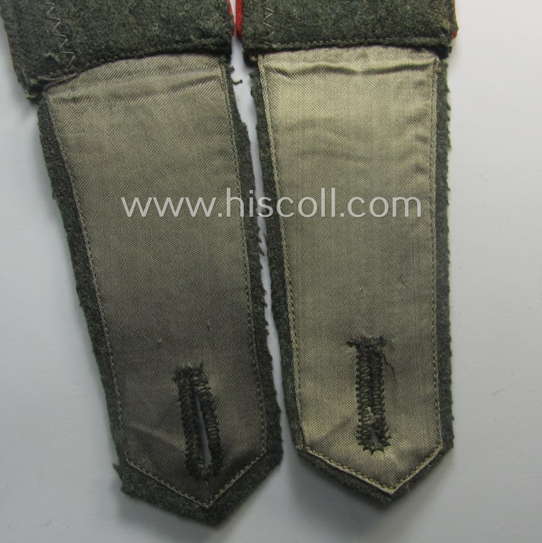 Pair of Eastern-volunteer- (ie. 'Ostvölker'-) related shoulderstraps as was intended for a volunteer serving within the 'Deutsche Wehrmacht' (ie. within the: 'Russian Liberation Army' or: 'POA' (Cyrilic for 'ROA')