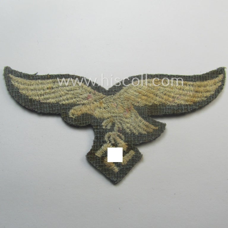 Minimally used- ie. worn, WH (Luftwaffe) EM- (ie. NCO-) pattern breast-eagle