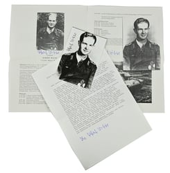 Signature of German WH KC Recipient 'Albert Witte'