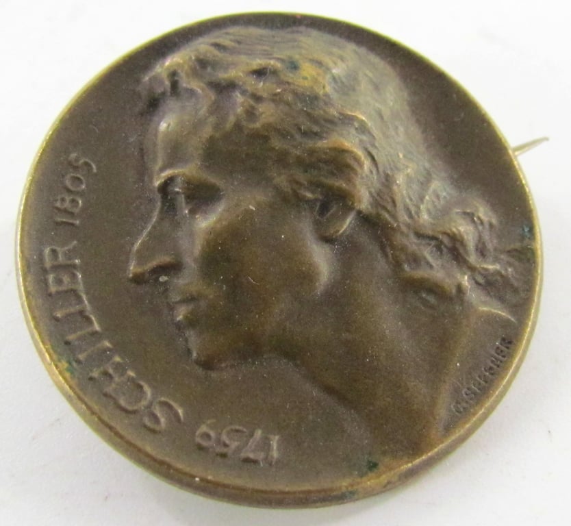 Friedrich Schiller (1759–1805) Badge by C&S