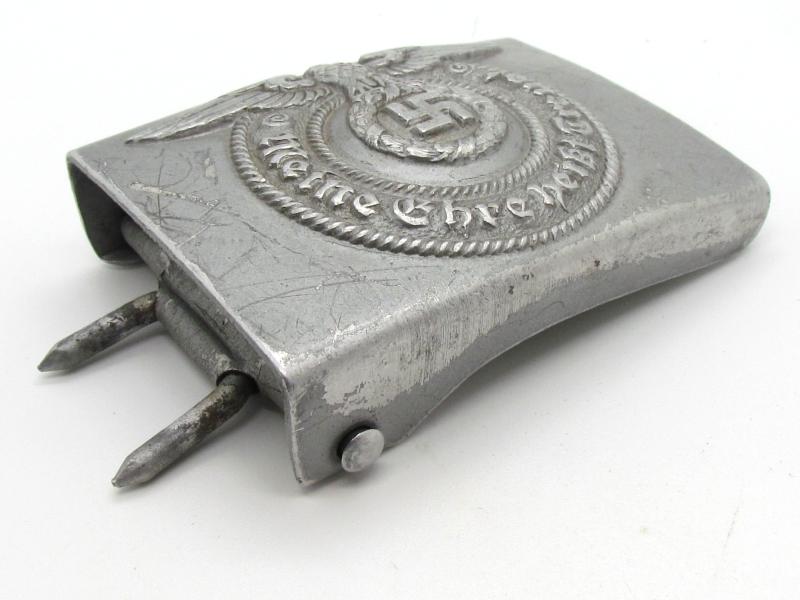 Waffen-SS Aluminum Belt Buckle - RZM 36/40 SS