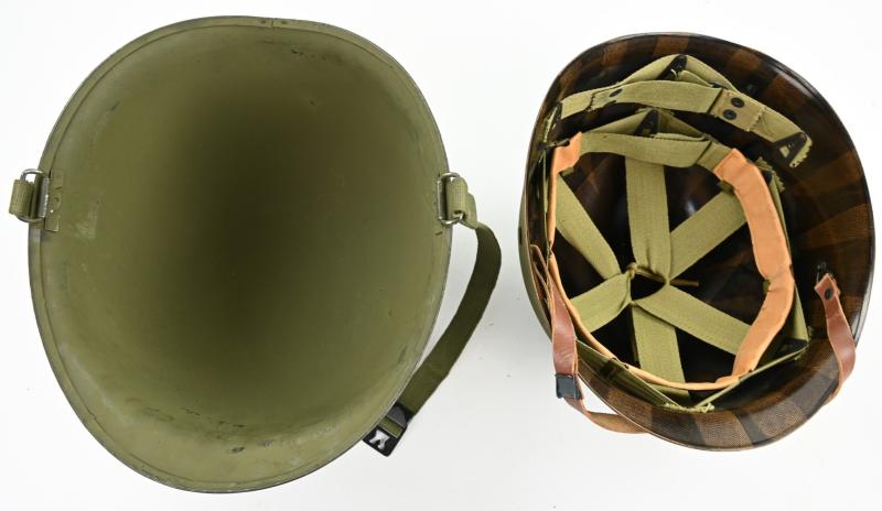 US WW2 M1 Swivel Bale Combat Helmet