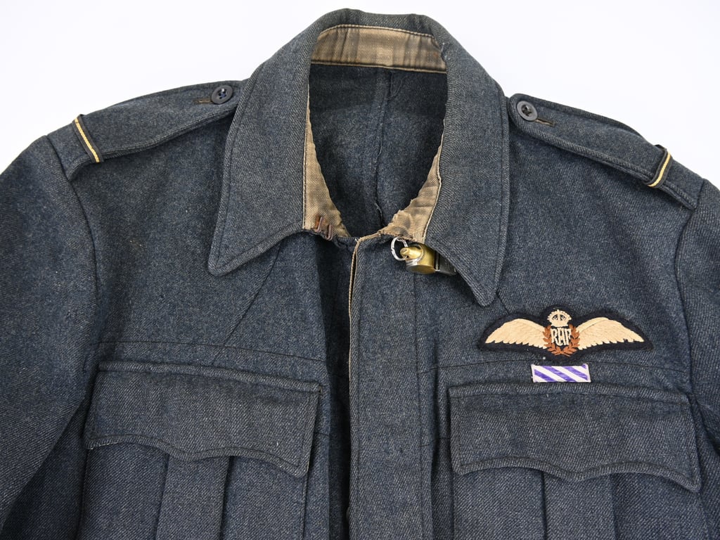 British WW2 RAF Flying Jacket & Side Cap 'Eagle Squadron'