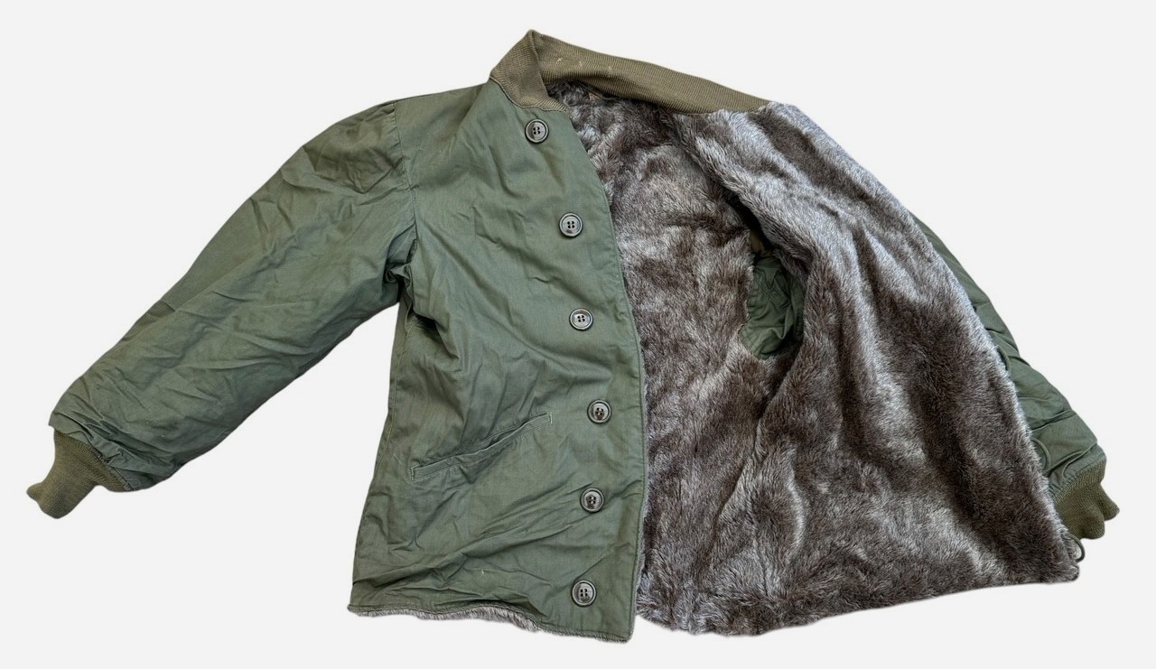 Original U.S. Army WWII M-1943 Field Pile Jacket.