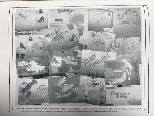 US WW2 Pilot Grouping 460th Bomb Group 50 Missions!
