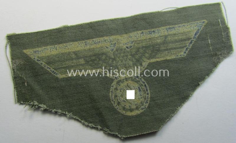 WH (Heeres) breast-eagle of the 'last-ditch'- (ie. later-war-period-) and/or 'printed'-pattern