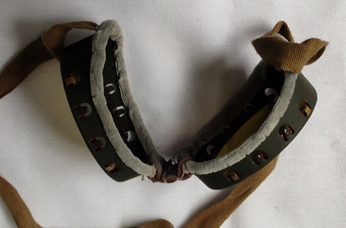 A pair of WW2 British Army goggles