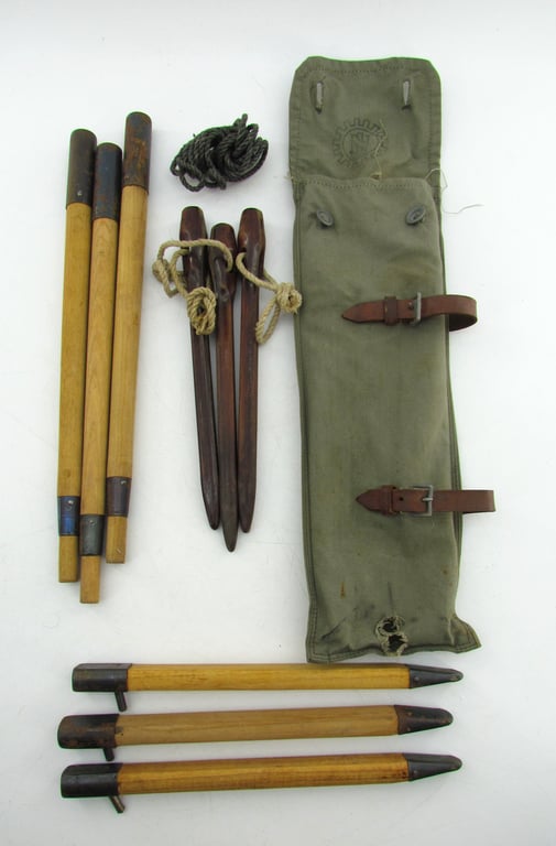 Shelter Quarter Equipment (Zeltbahn Ausrüstung) with "Teno" Stamp