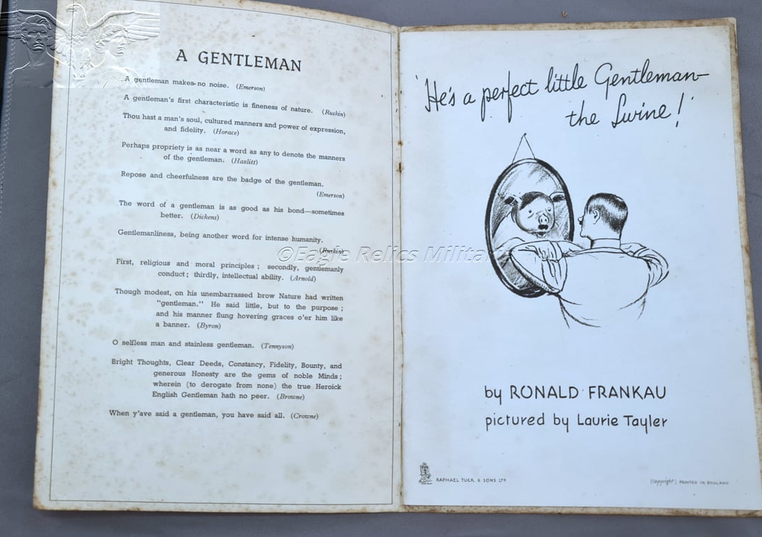 “He's a Perfect Little Gentleman - the Swine!"