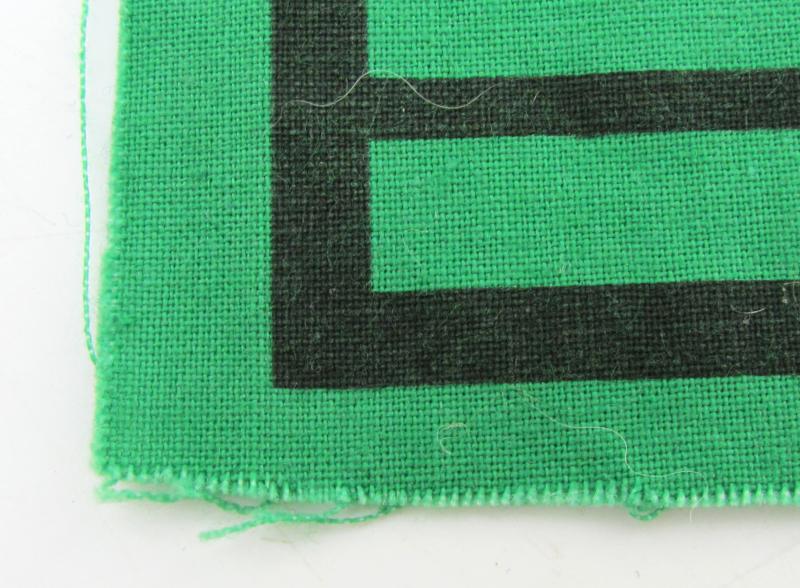 Printed Heer/Waffen-SS camouflage rank patch