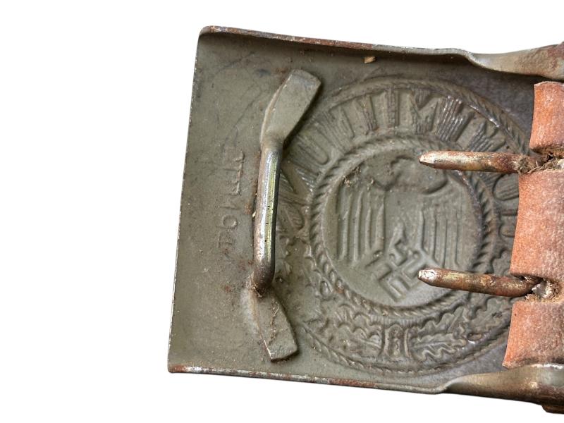 WH (HEER) Steel Belt Buckle  '' C.T. Dicke ''