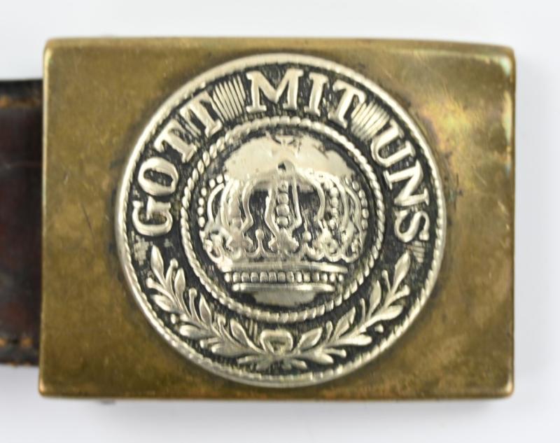 German WW1 Beltbuckle with Tab 1914