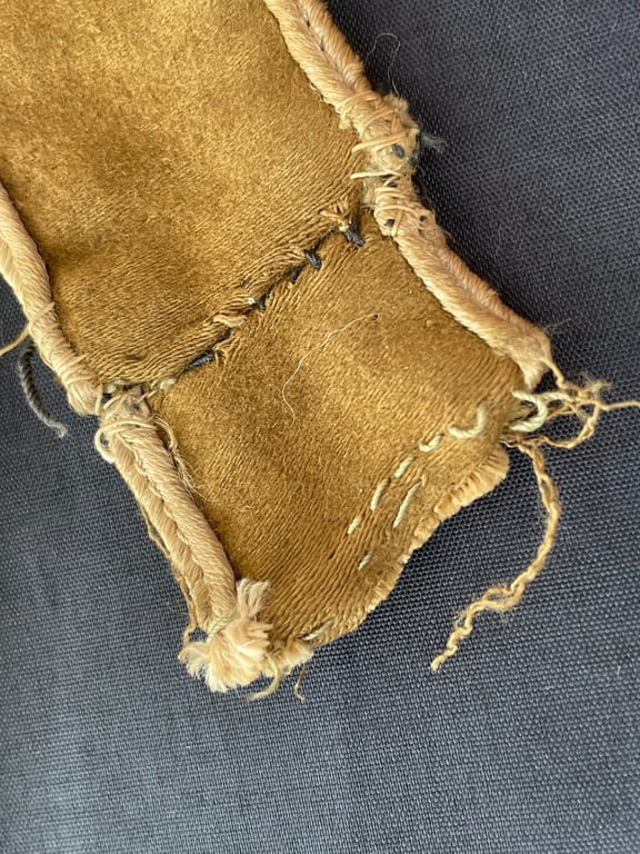 GERMAN WWII AFRIKA CUFF TITLE, HONEST COMBAT EXAMPLE.