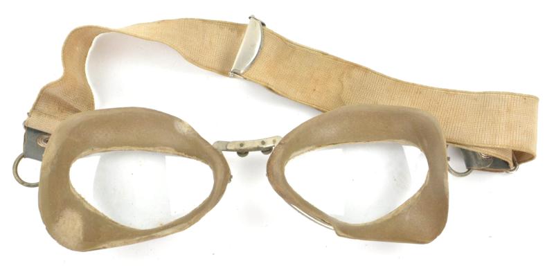 German WH Motorcyclist Goggles in Case