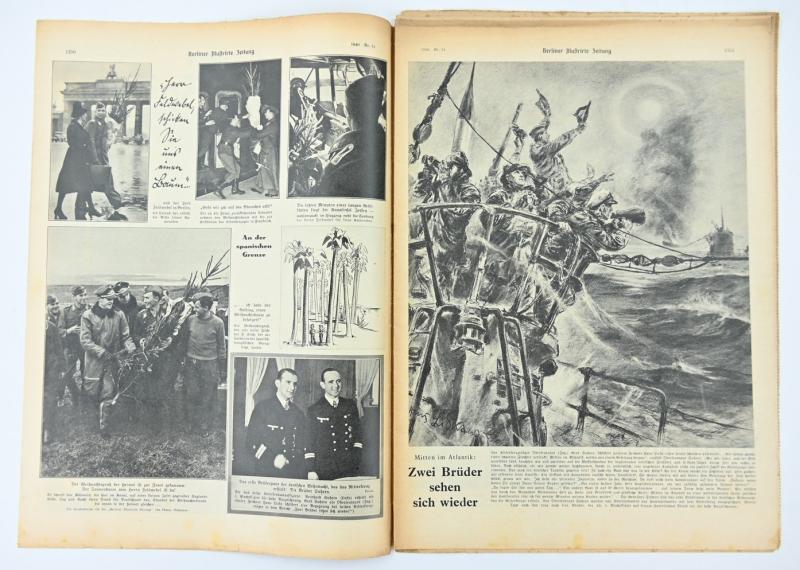 German Berliner Illustrierte Zeitung Newspaper 1940