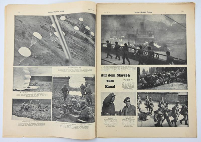 German Berliner Illustrierte Zeitung Newspaper June 1940