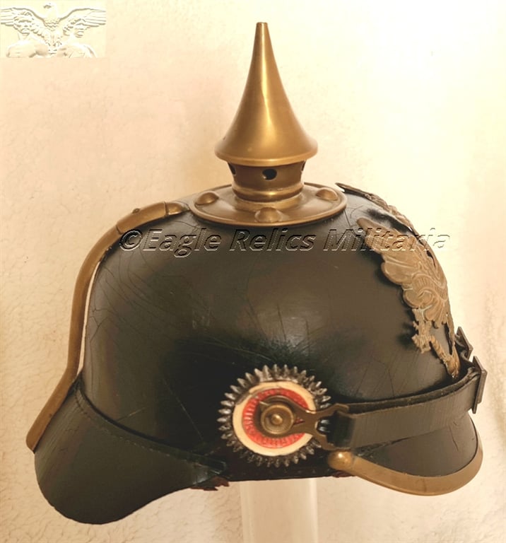 Late 19th  /  20th Century Prussian Pickelhaube