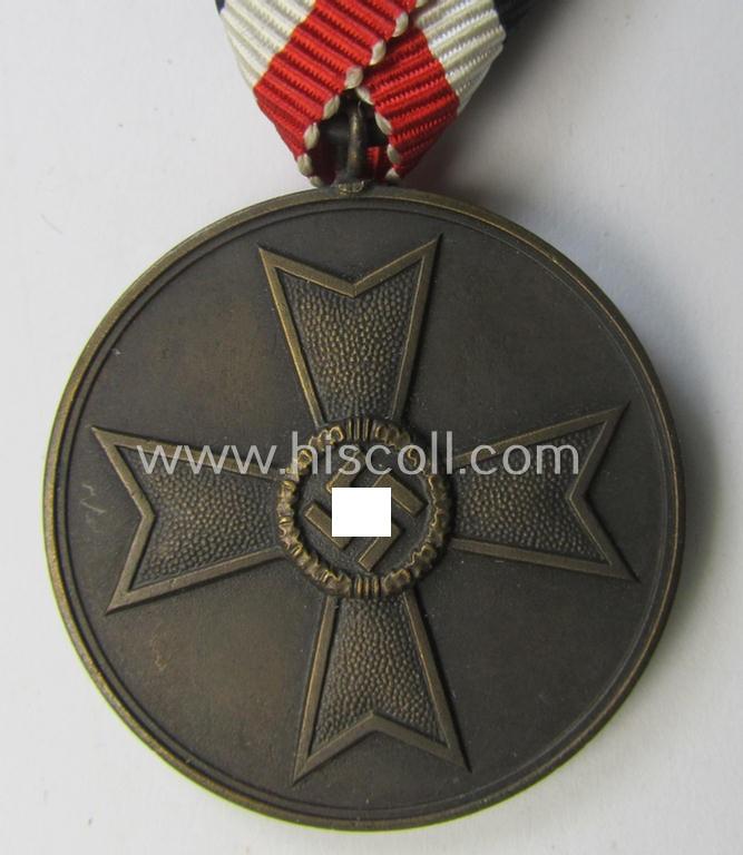 'Kriegsverdienst-Medaille 1939' on Austrian-styled ribbon (ie. 'Bandabschnitt')
