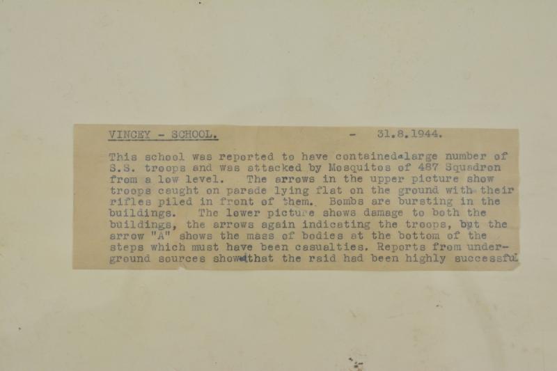 US WW2 Recon picture School Vincey France