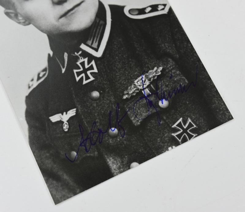 Signature of Wehrmacht Heer KC Recipient 'Adolf Baum'