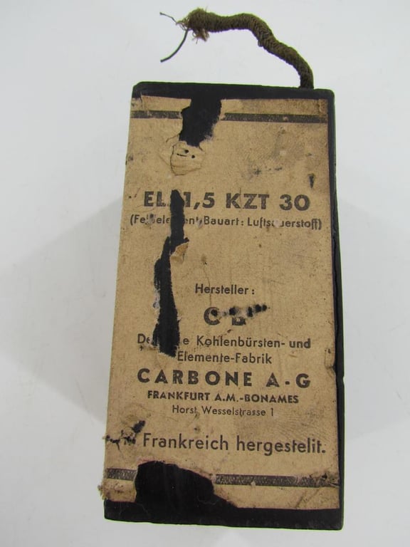 German FF33 field phone battery