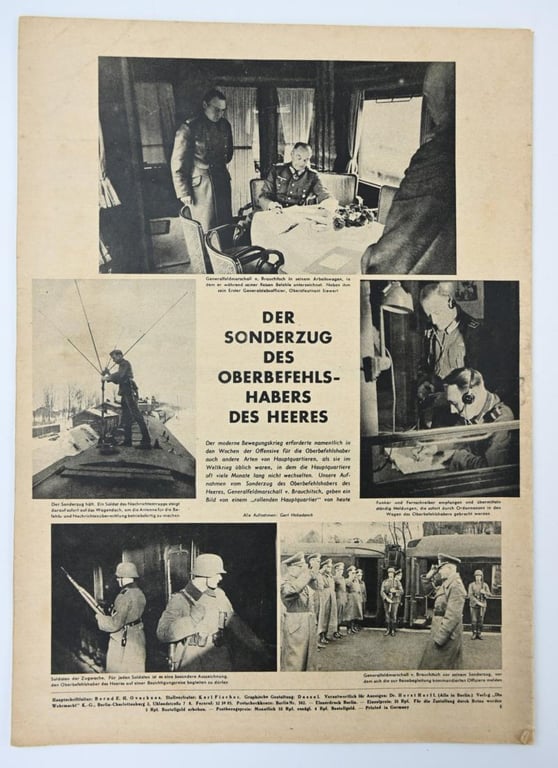 German Wehrmacht Magazine 'Die Wehrmacht'