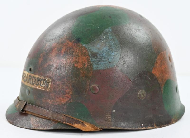 US WW2 M1 Camouflaged Helmet Liner