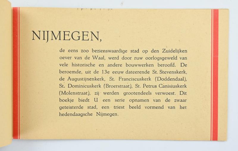 Dutch Book WW2 'Beelden uit verwoest Nijmegen'