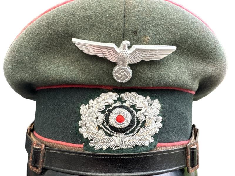 Wehrmacht Army (Heer) EM/NCO Panzer visor cap ‘Schirmmütze’
