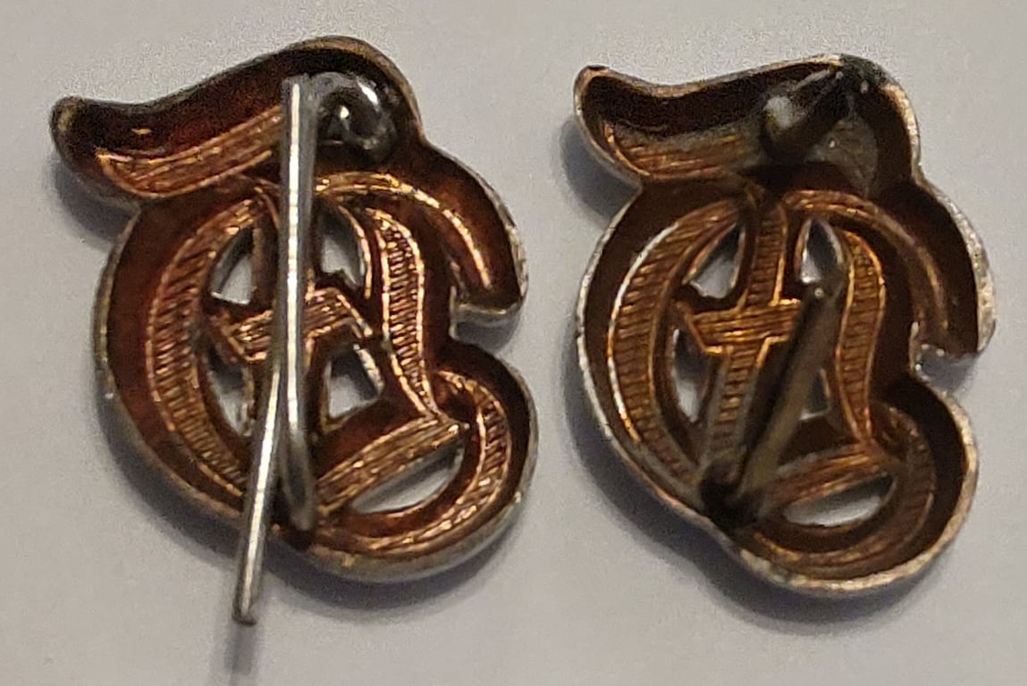 Waffen-SS NCO DF (Der Führer)shoulder strap ciphers