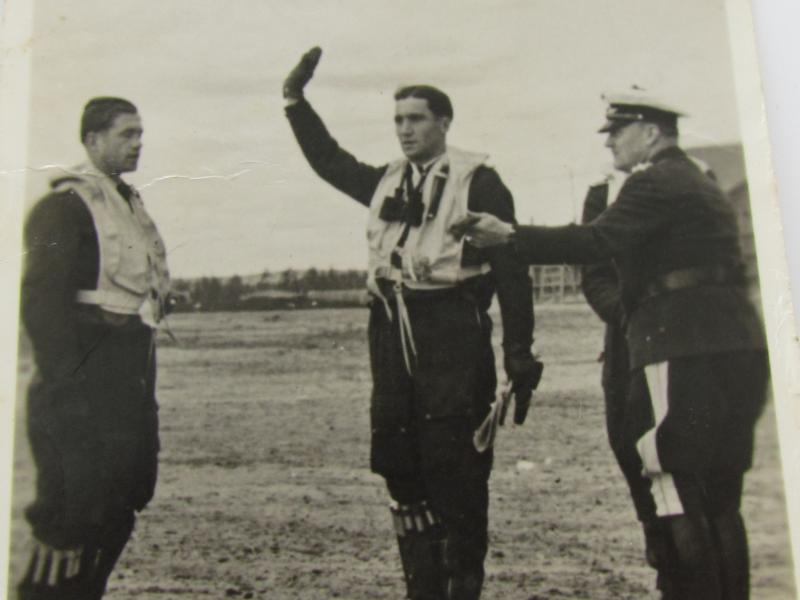 5x Photos of Focke Wulf fw189 Celebration 2000 Hours Flight