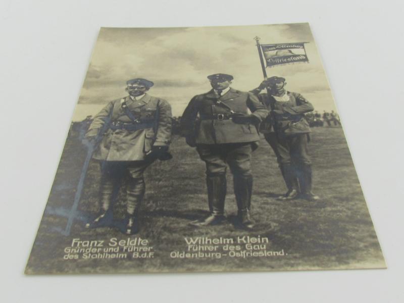 Postcard Franz Seldte, Wilhelm Klein