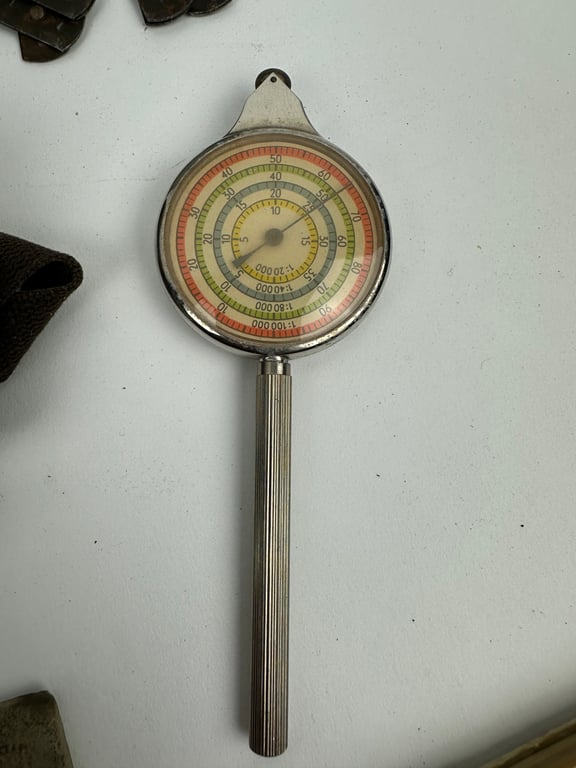 WW2 German Brown Map case "found like this"
