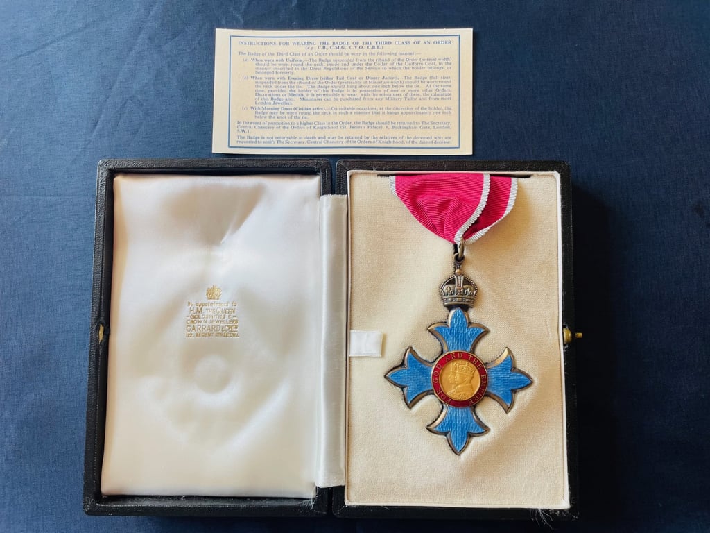 RARE NAMED EIIR CBE GROUPING WITH PHOTOGRAPHS TO FIRE CHIEF LONDON BRIGADE 1968