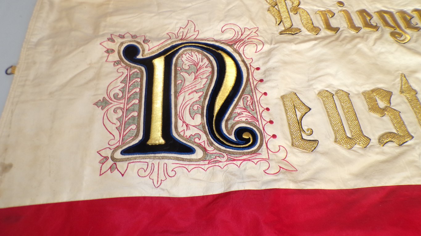 Imperial Prussian Silk Fahne Gold Bullion 1872