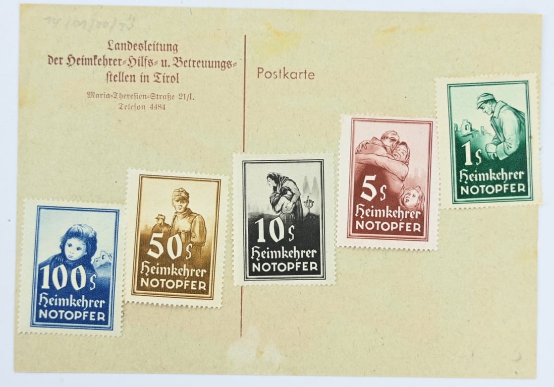 German WW2 'Heimkehr' Postcard