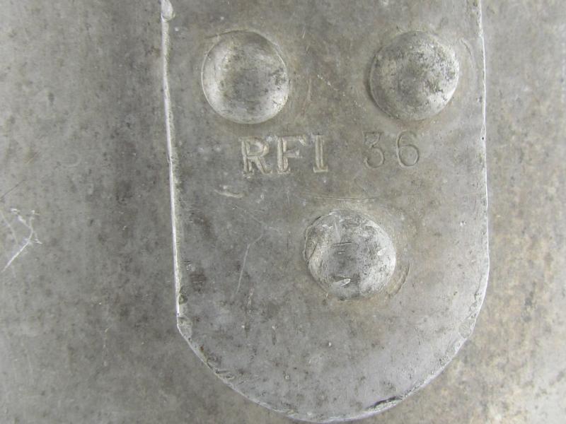 Wehrmacht Aluminum Pitcher marked RFI 36