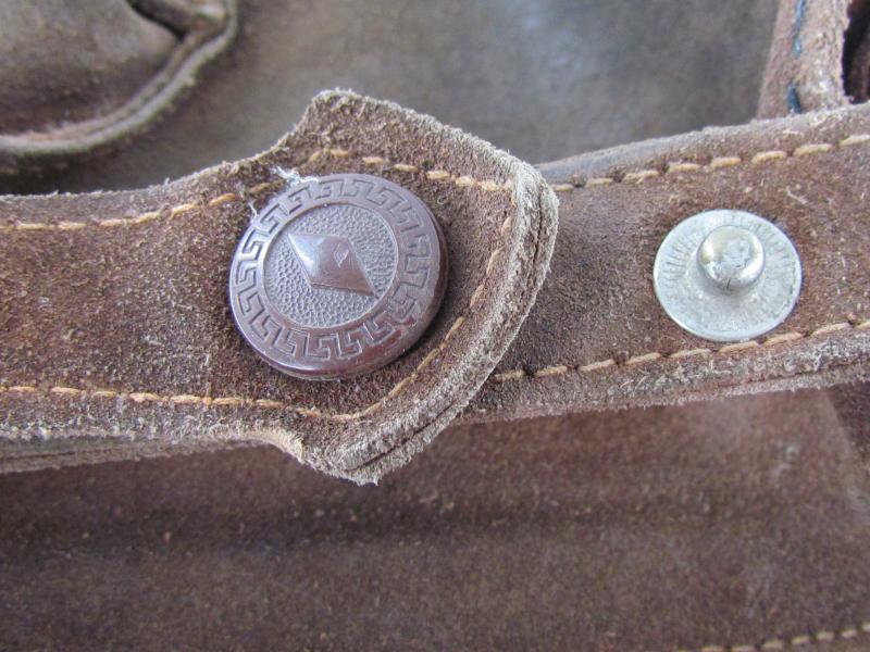 Luftwaffe Pilot Gloves dated 1944 and LBA Marked