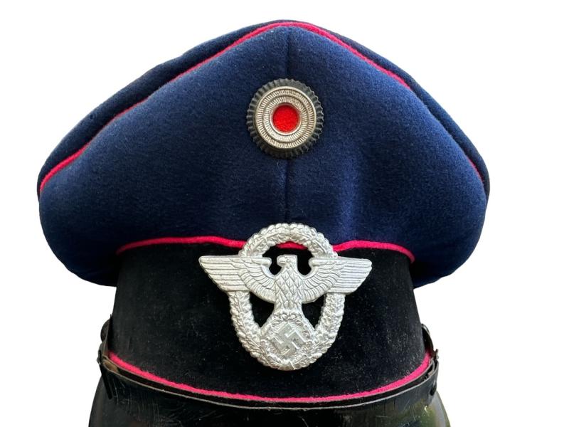 Feuerschutzpolizei ( Fire Police ) EM/NCO Visor Cap
