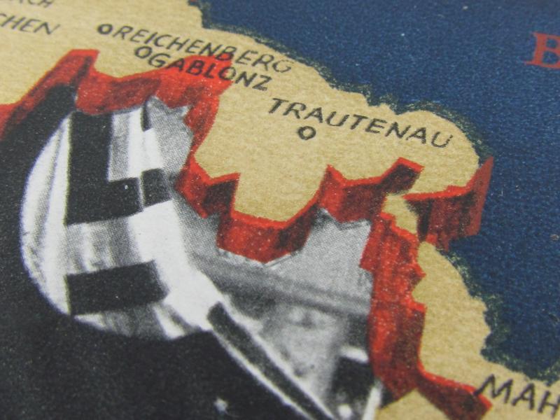 Postcard : 'Wir danken unserm Führer'