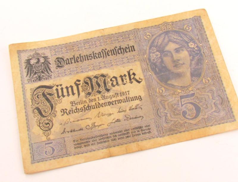 Deutsches Reich, 5 mark 1917