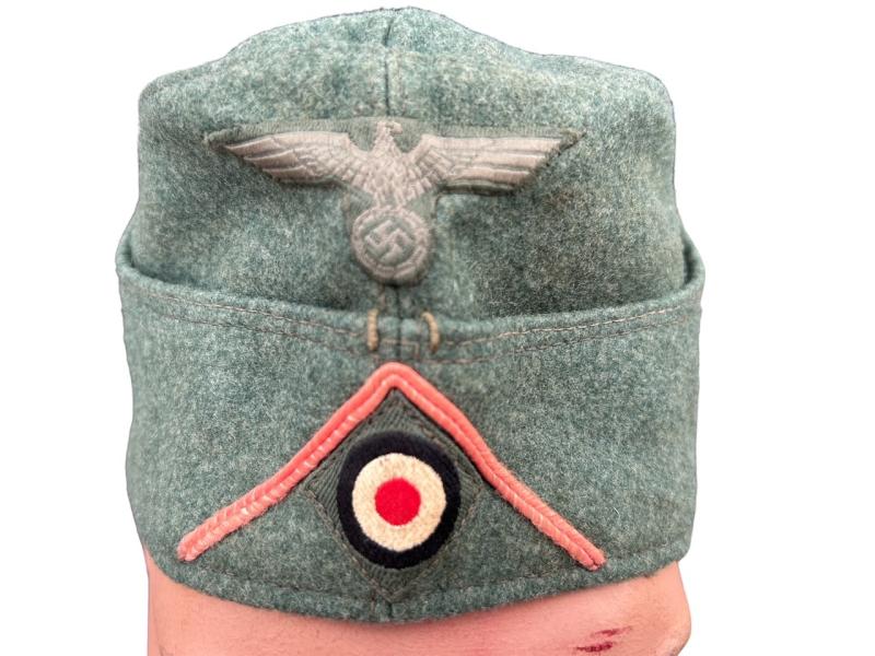 Wehrmacht ( Heer ) Panzer Overseas Cap...1940