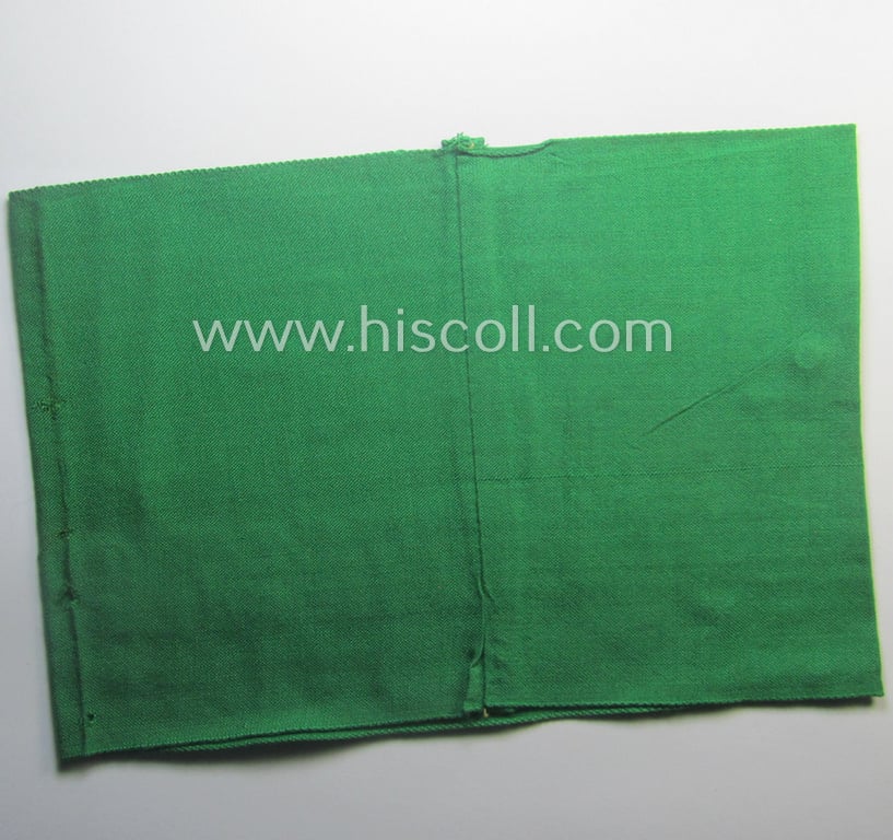 'Deutsche-Wehrmacht'-related, bright-green-coloured and/or linnen-based armband entitled: 'Feldgendarmerie' (as was specifically intended for usage by the staff of the notorious: 'Feldgendarmerie-Truppen')