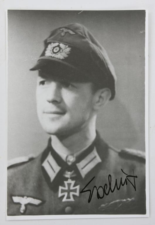 German WH Picture Knight's Cross Recipient 'Werner Ebeling'