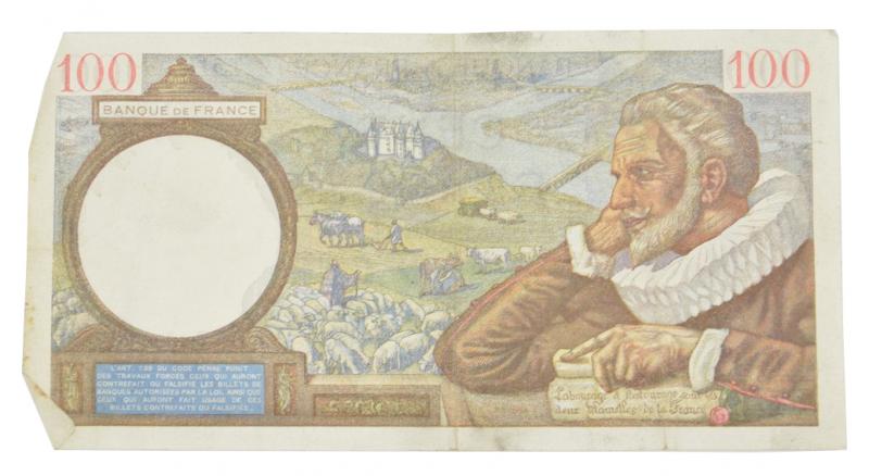 French WW2 Banknote