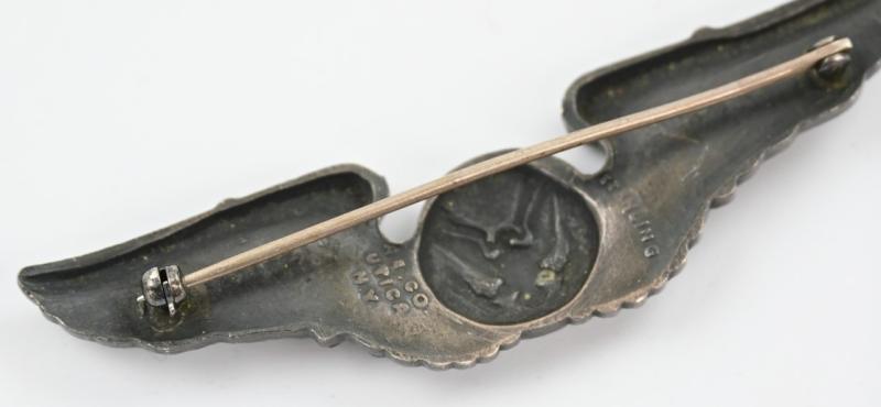 USAAF WW2 Aircrew Wings 'A.E. Co. Utica NY'