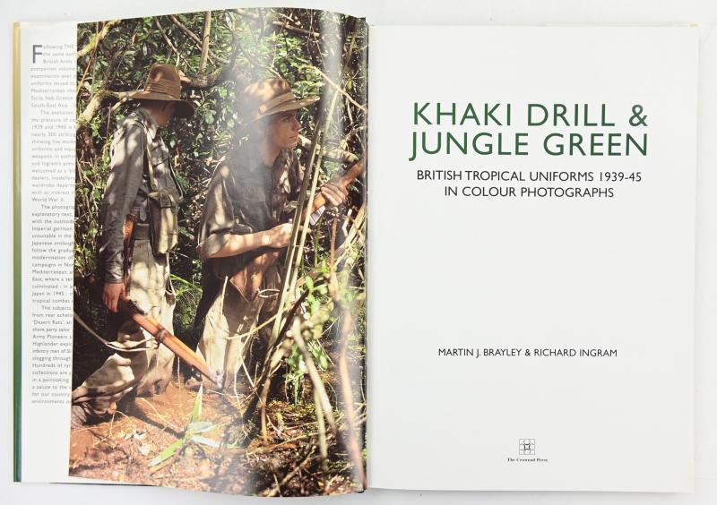 British WW2 Book 'Khaki Drill & Jungle Green'