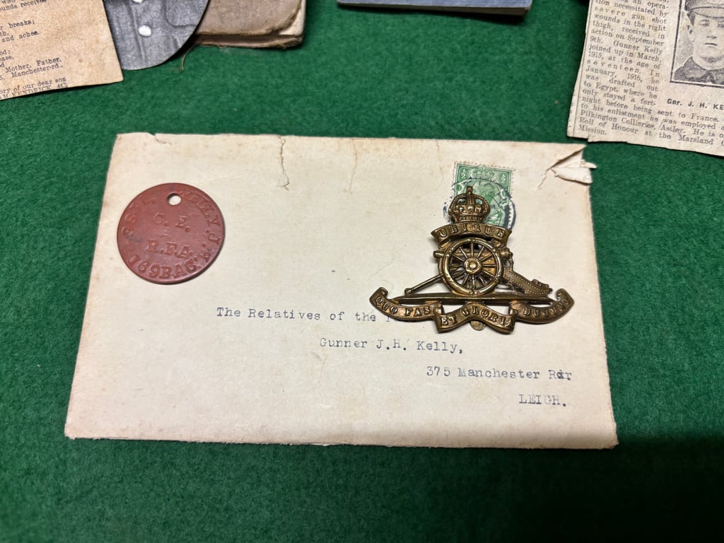 Casualty Group L 9831 Gunner Kelly RFA