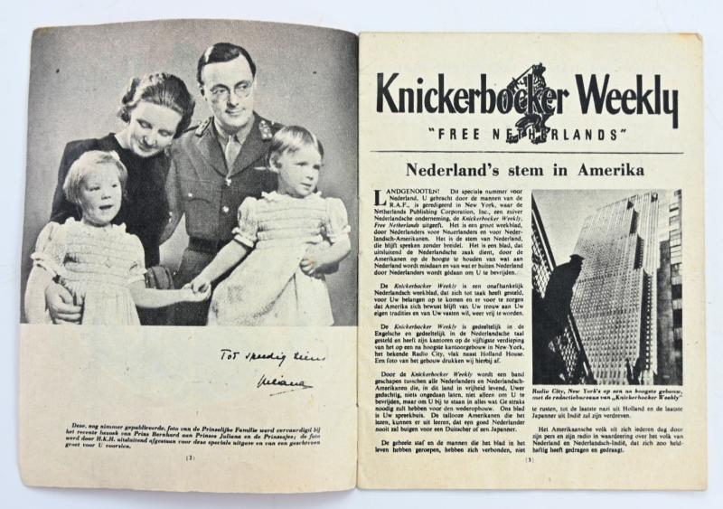 British RAF WW2 Droppingsbooklet 'Knickerbocker Weekly'